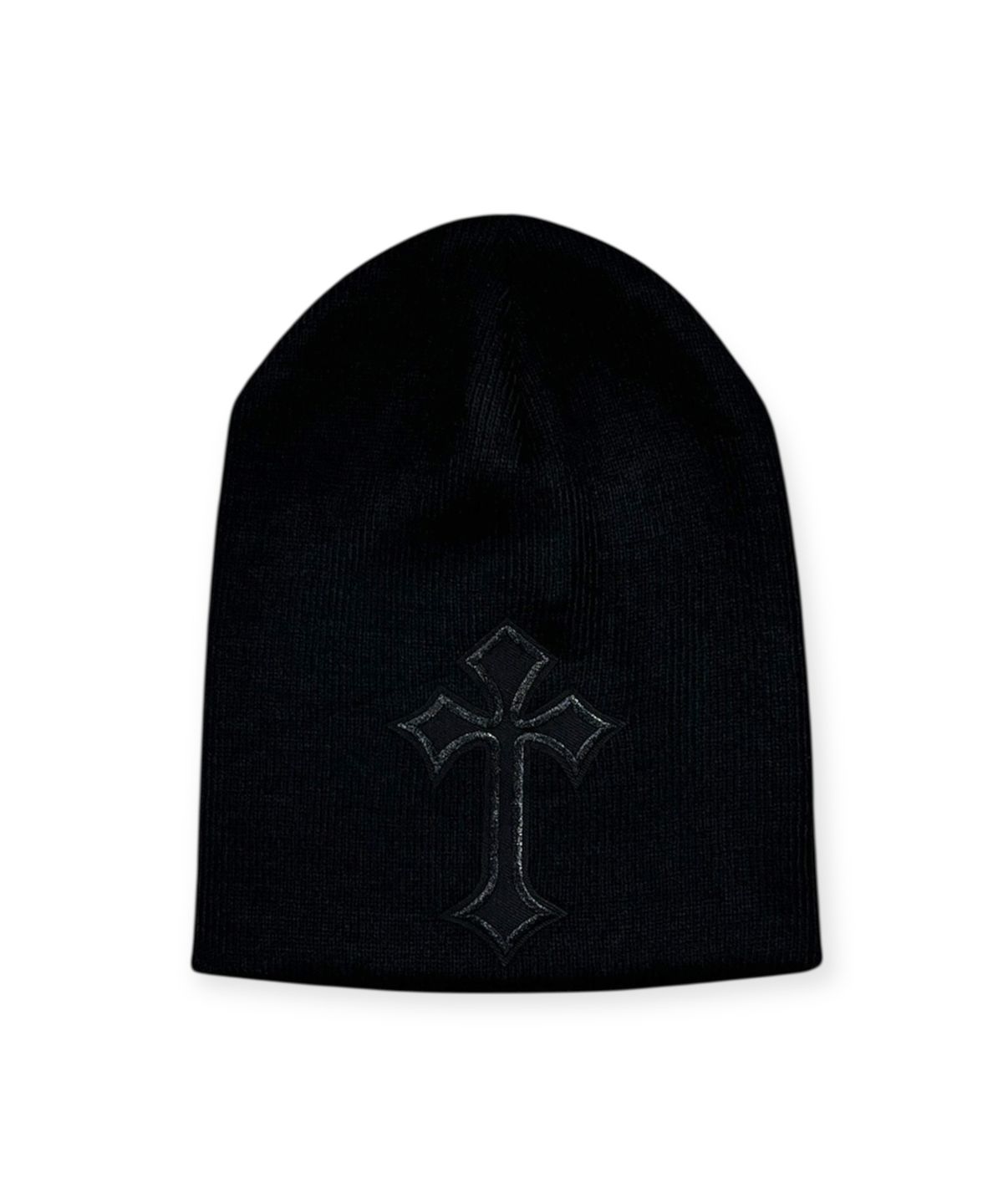 본슬리피(BORN SLIPPY) Cross Short Beanie (Black)