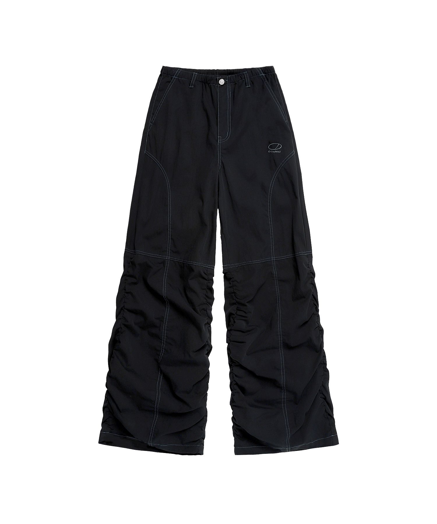 パンツ ODD STUDIO DIAGONAL CUT STITCH SHIRRING PANTS MUSINSA | ODDSTUDIO Diagonal Slit Stitch Shirring Pants - BLACK