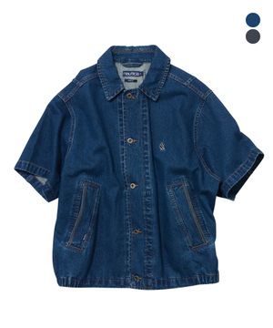 오버핏 덱 반팔 자켓