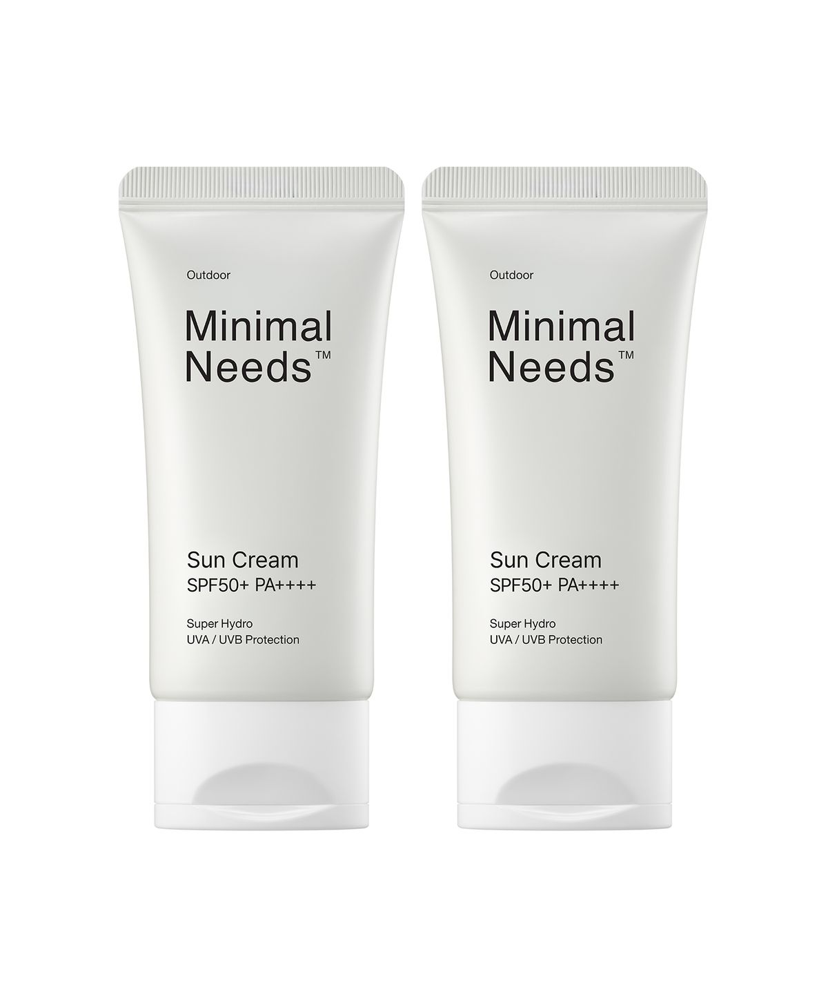 미니멀니즈(MINIMALNEEDS) 선 크림 SPF50+ PA++++ 50ml X 2ea