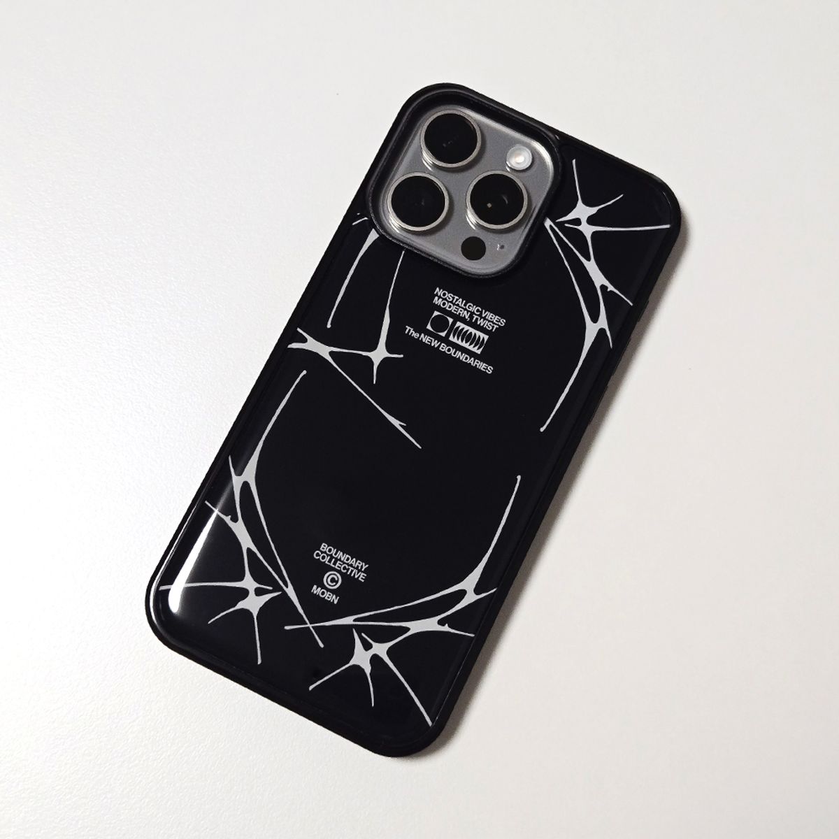 메모리즈바운더리(MEMORIESBOUNDARY) The New Boundaries Phone Case (BK)(Epoxy)