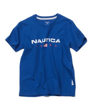 83플래그 로고 티셔츠 (로얄블루)