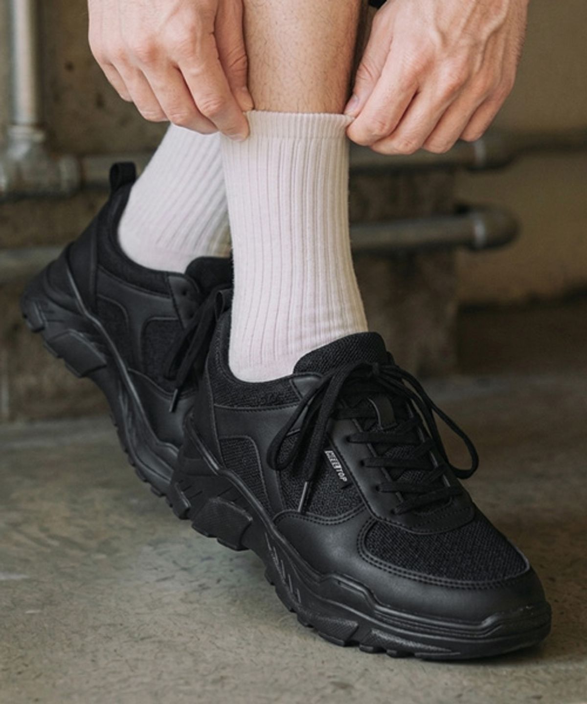 힐탑(HEELTOP) HT4718-BK 치트키 8CM 리프트 트레이너 지크 블랙 [240~280MM]
