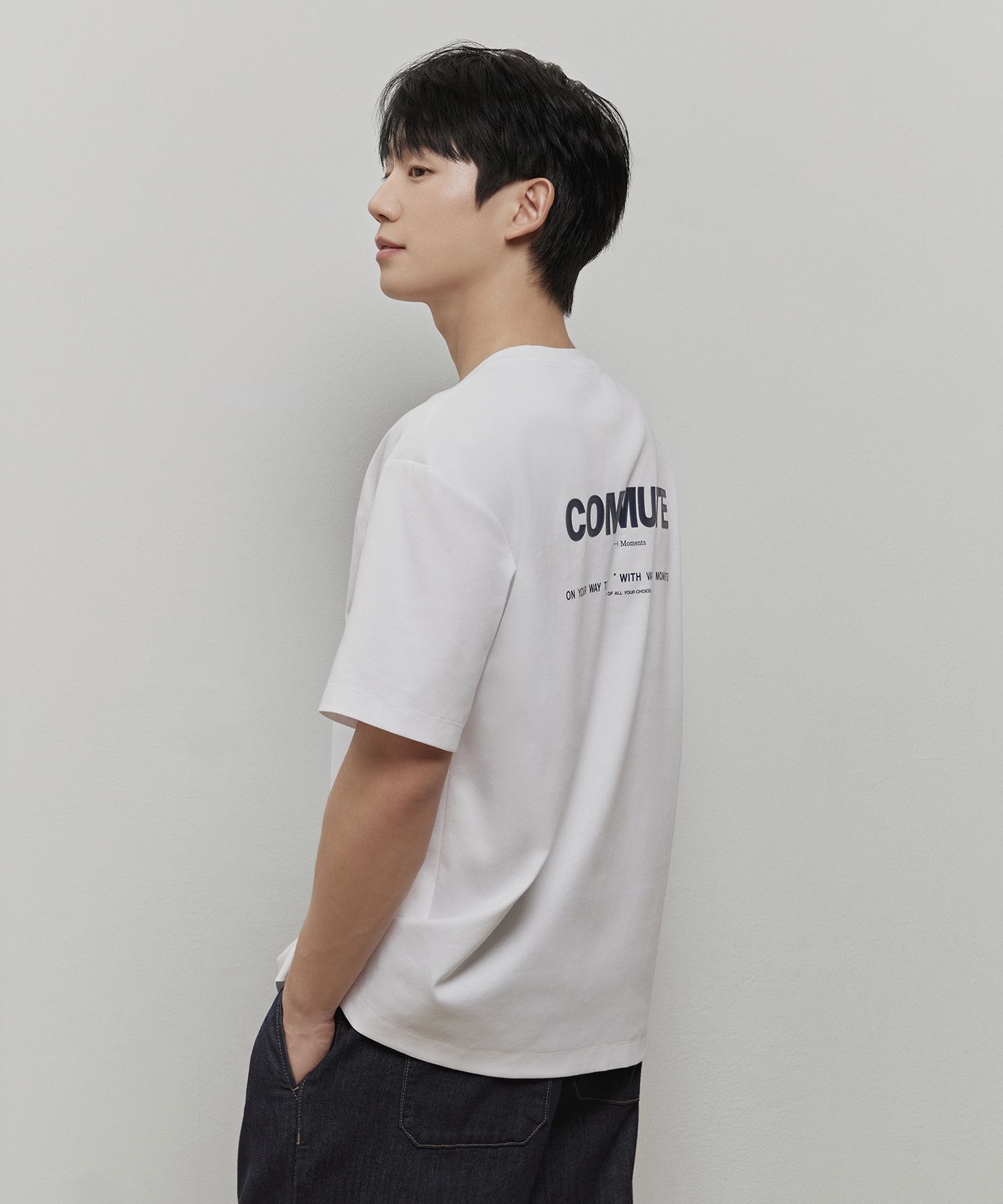 【MINDBRIDGE】スフィマ_バックポイント セミ オーバー Tシャツ MUSINSA | MINDBRIDGE [Supima] Graphic Semi Over T-Shirt - 3