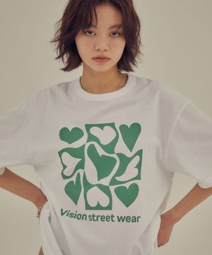 VSW Heart Heart T-Shirts White