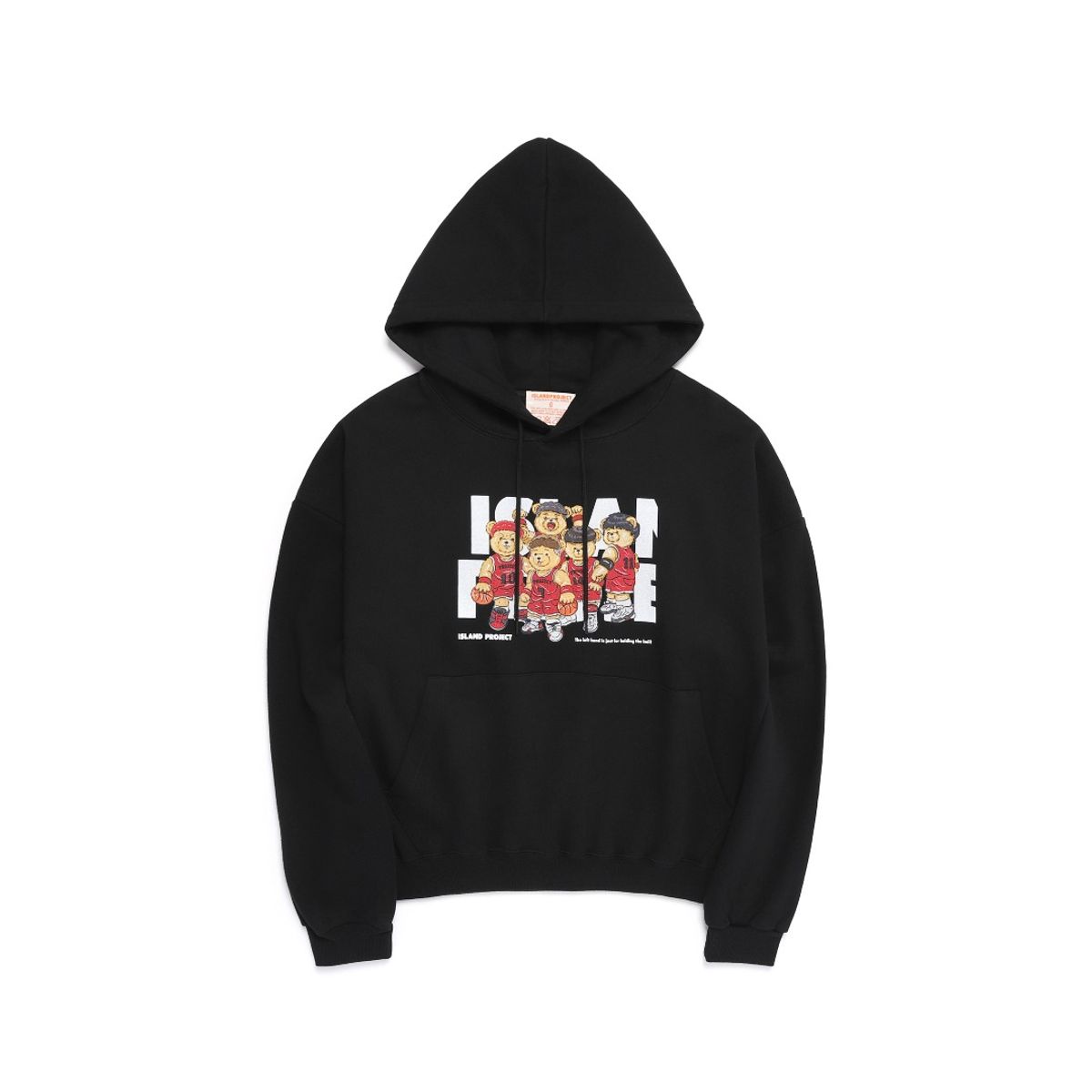 아일랜드 프로젝트(ISLAND PROJECT) Slam Bear Hoodie - black