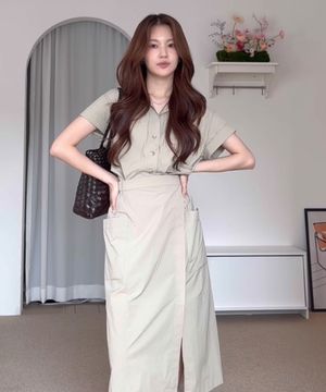 [W]][COUTURE]투피스형 원피스 - 2color