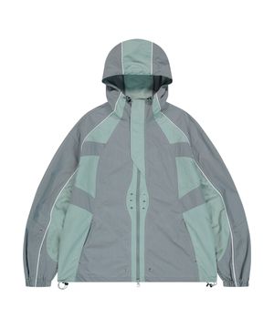 스플릿 윈드브레이커-그레이