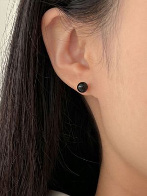 오닉스 볼 이어링