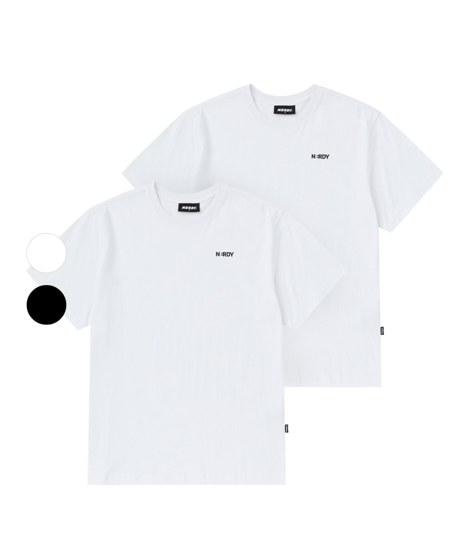 ★NERDY★ 人気★Small Logo Short Sleeve T-Shirt 2PACK Multi MUSINSA公式 | NERDY Small Logo Short Sleeve T-Shirt Two Pack