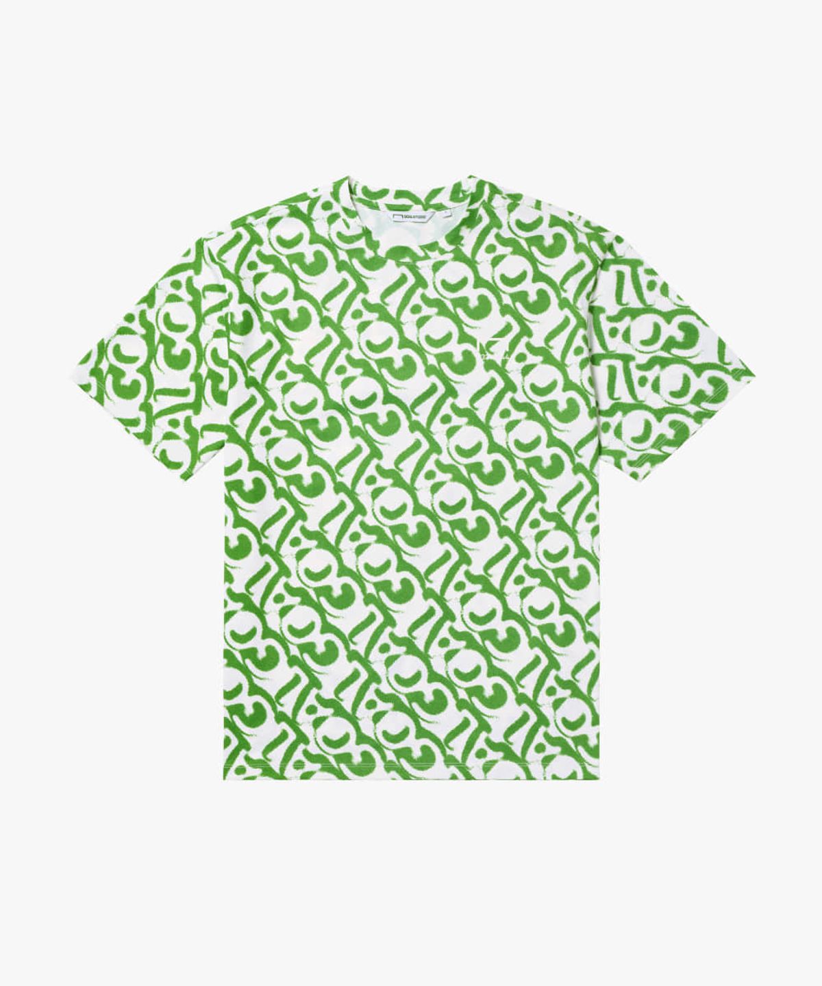 골스튜디오(GOALSTUDIO) AIR DRY GRAFFITI LOGO TEE-GREEN