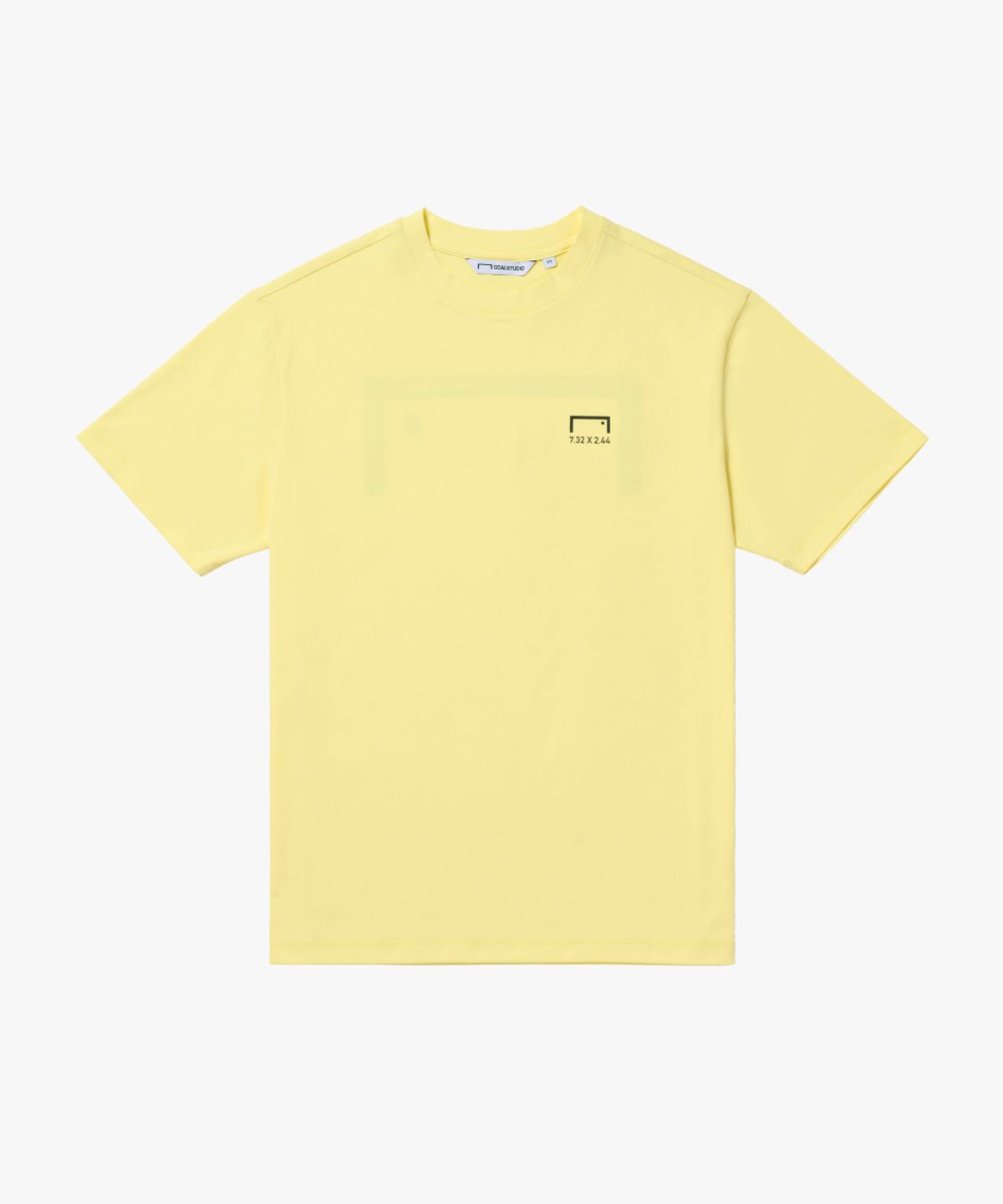 골스튜디오(GOALSTUDIO) AIR DRY GRAFFITI LOGO TEE-LIGHT YELLOW