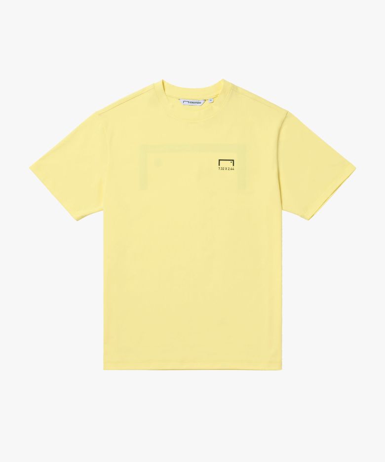 AIR DRY GRAFFITI LOGO TEE-LIGHT YELLOW