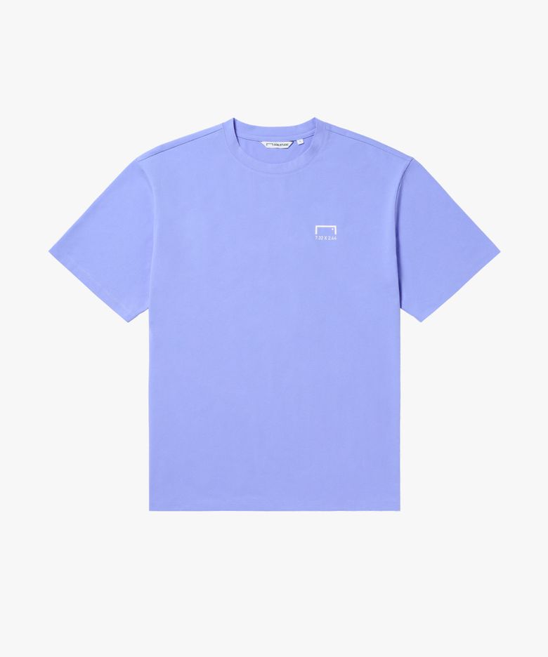 AIR DRY GRAFFITI LOGO TEE-VINTAGE BLUE