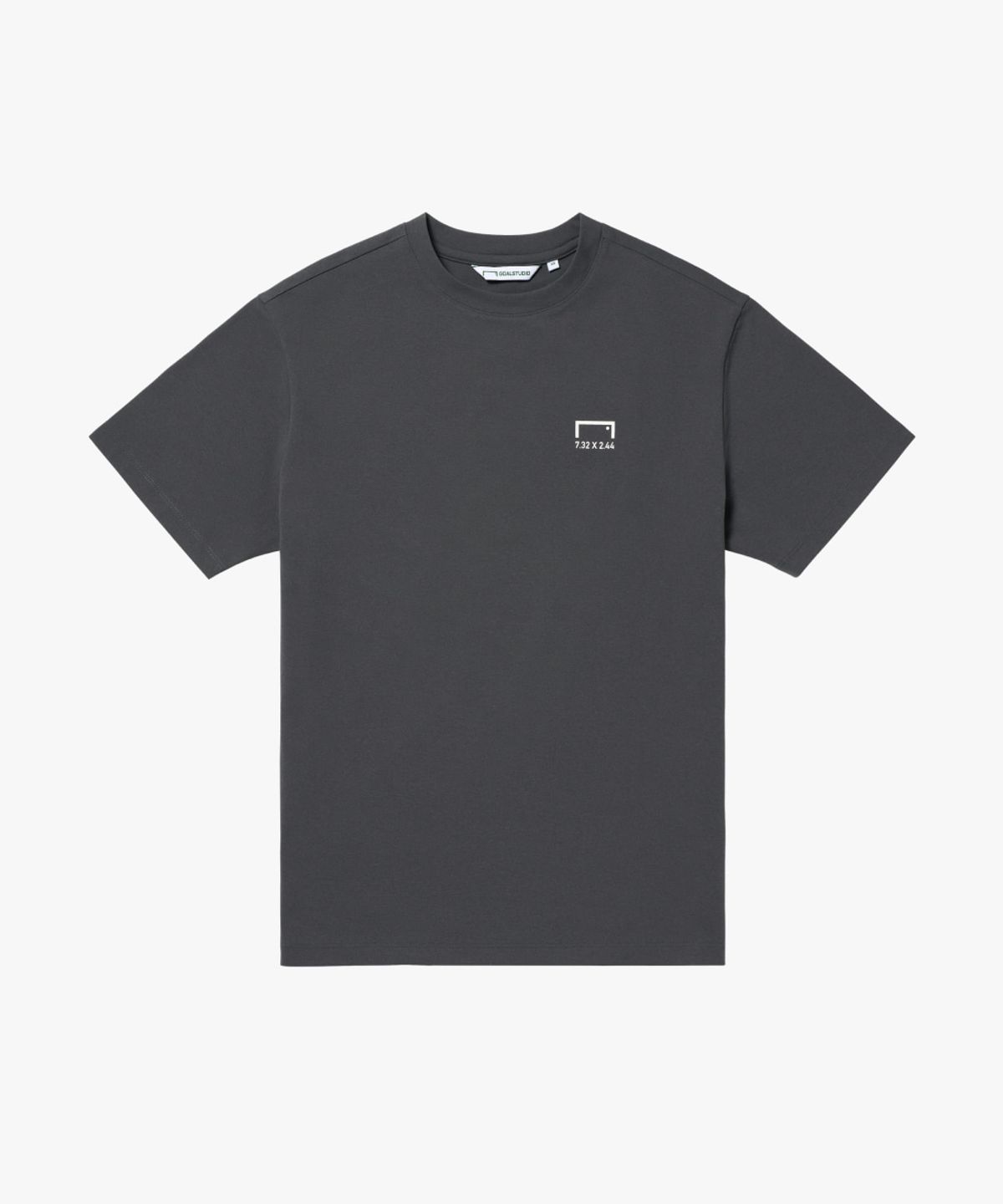 골스튜디오(GOALSTUDIO) AIR DRY GRAFFITI LOGO TEE-CHARCOAL
