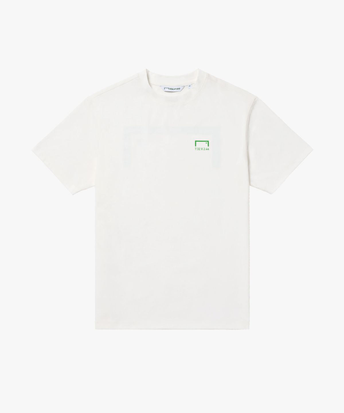 골스튜디오(GOALSTUDIO) AIR DRY GRAFFITI LOGO TEE-OFF WHITE