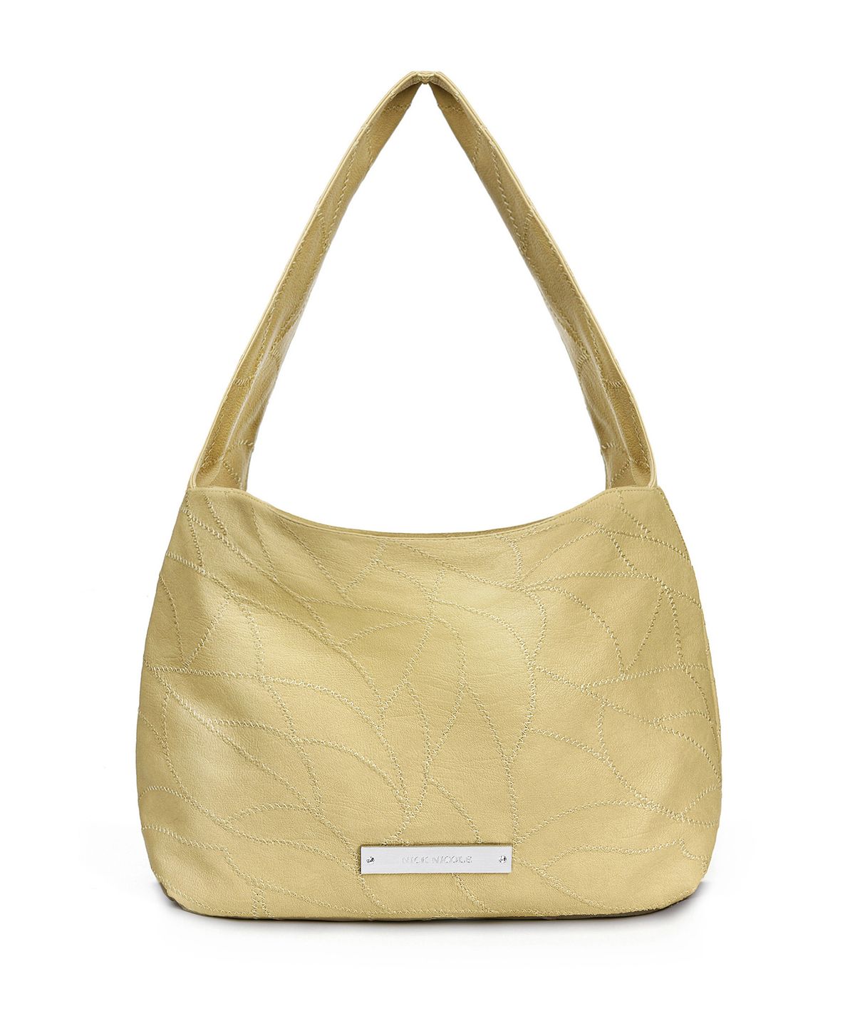 닉앤니콜(NICK&NICOLE) LEATHER WRINKLE TOTE BAG_BUTTER