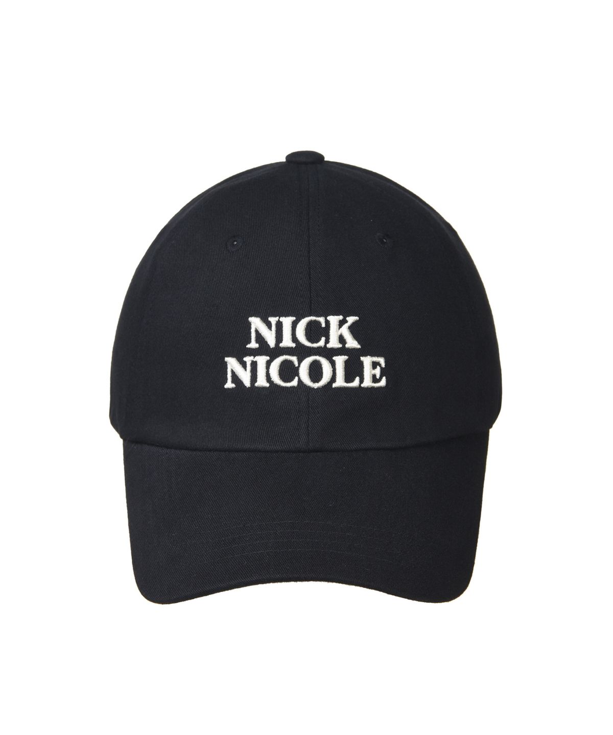 닉앤니콜(NICK&NICOLE) MINI ORIGINALS NICOLE BALL CAP_BLACK WHITE