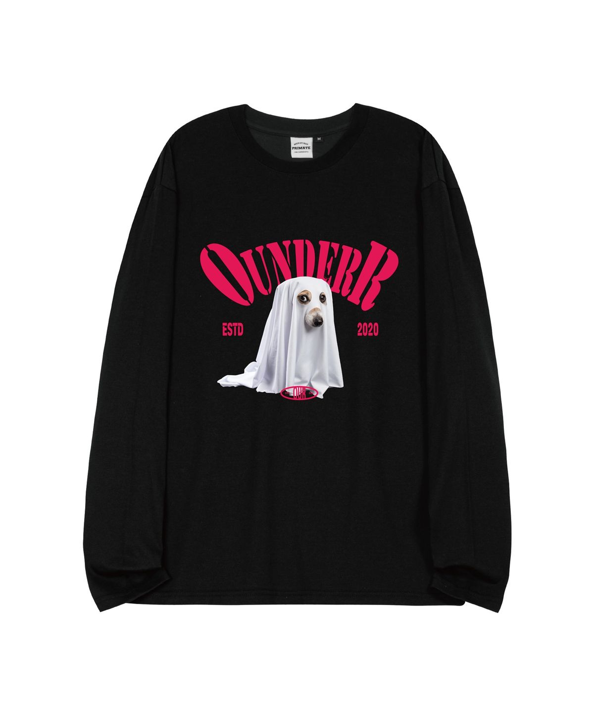 오언더알(OUNDERR) BOO_오버핏_롱_슬리브 [블랙]