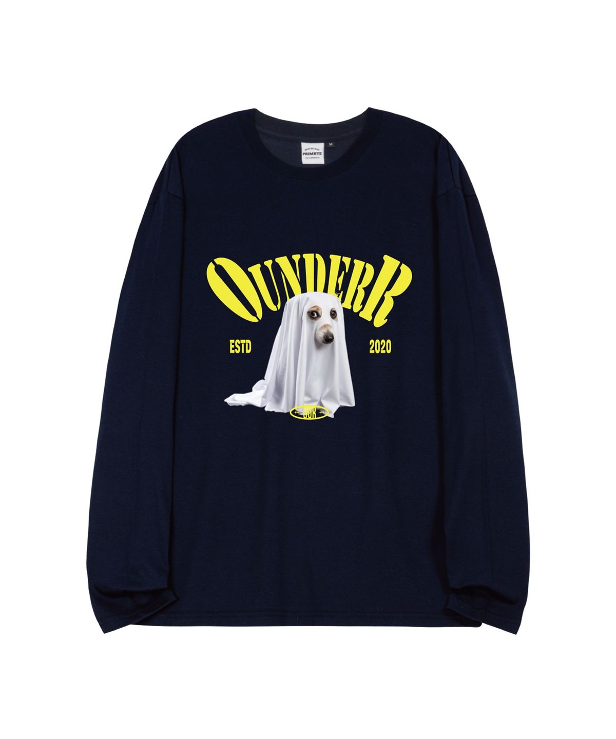 오언더알(OUNDERR) BOO_오버핏_롱_슬리브 [네이비]