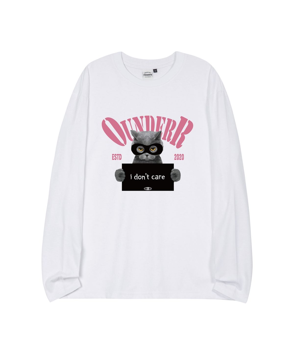 오언더알(OUNDERR) THUG_오버핏_롱_슬리브 [화이트]