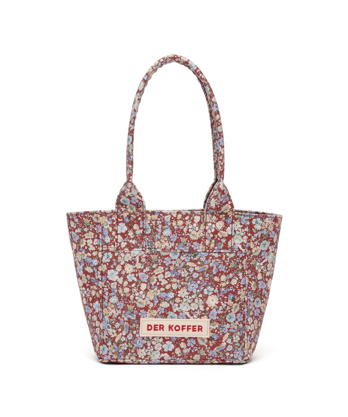 델코퍼(DER KOFFER) SHOPPER VINTAGE [FLOWER-BROWN]-MINI