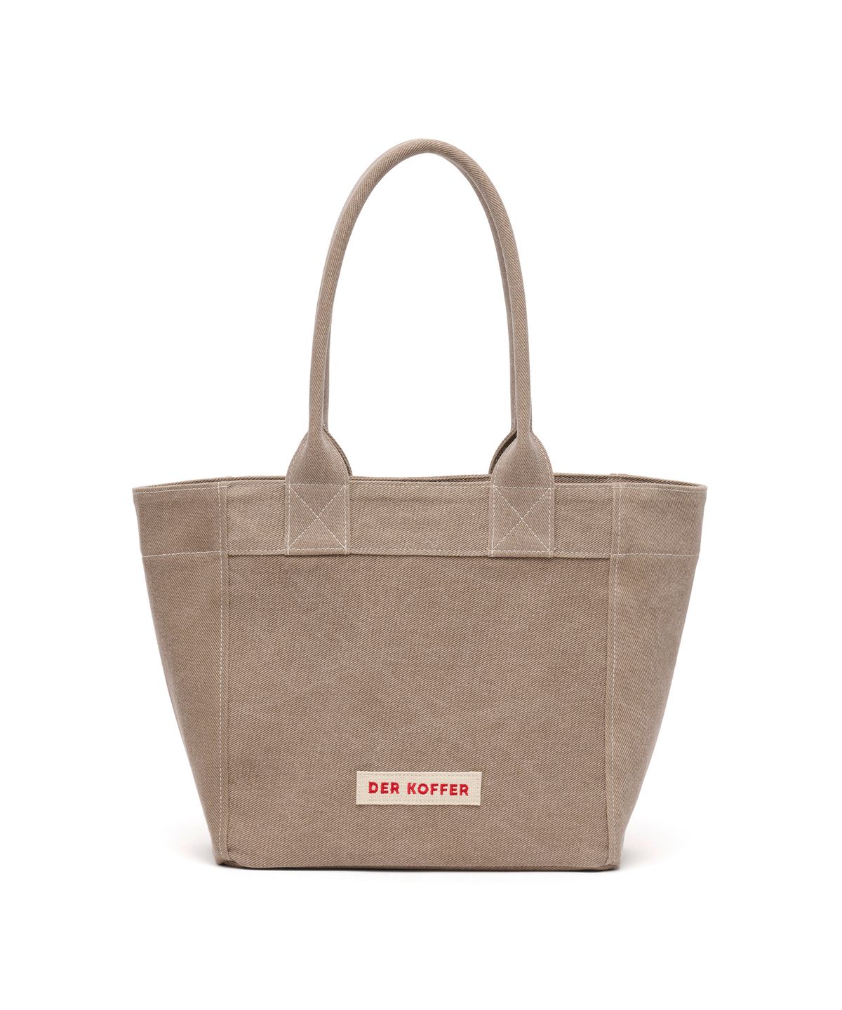델코퍼(DER KOFFER) SHOPPER VINTAGE [BROWN]-MEDIUM