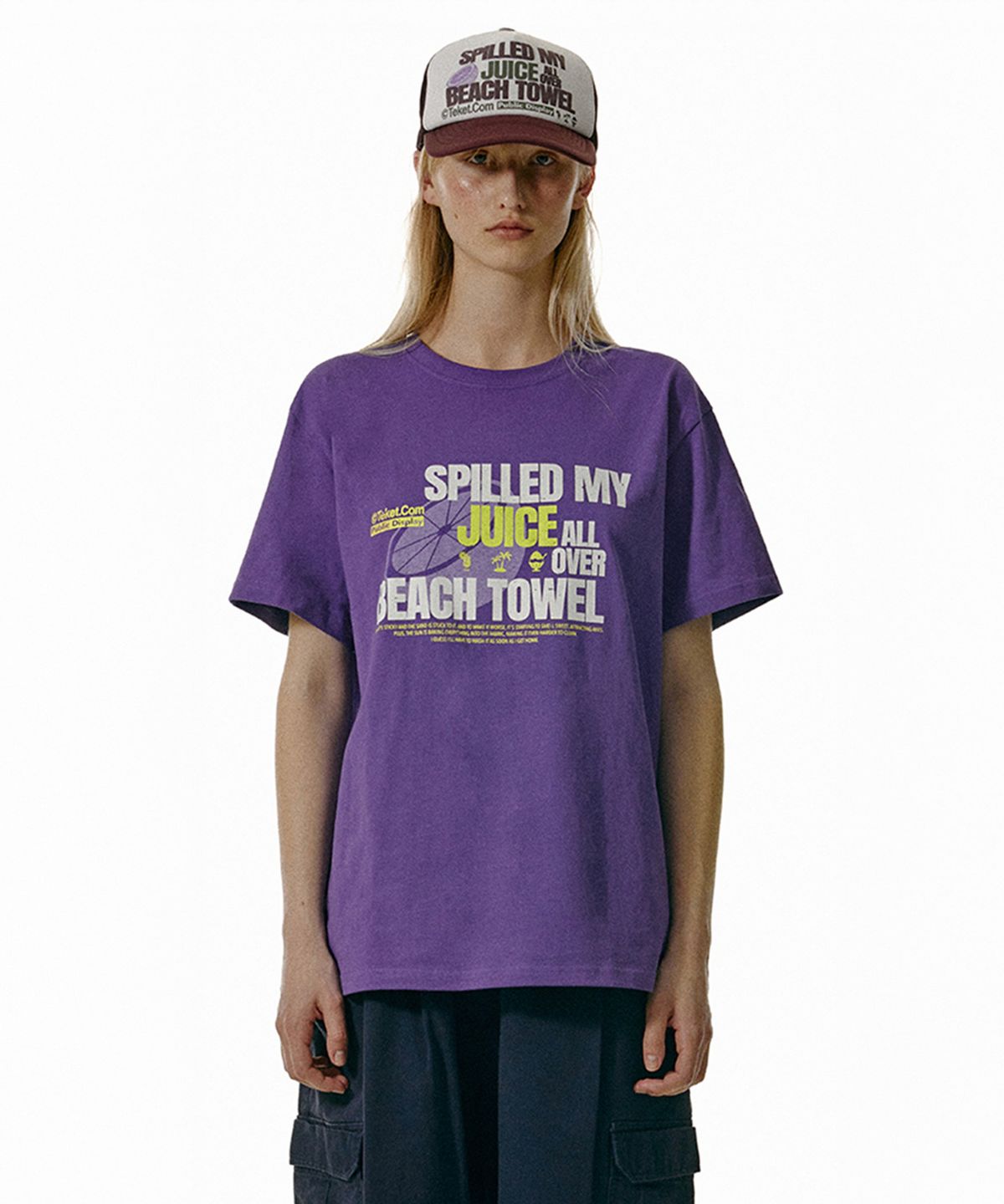 테켓(TEKET) Be Careful Tee Purple