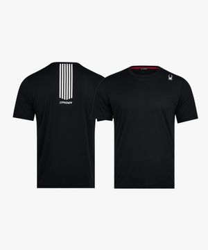 남성 트레이닝 라드패드 포인트 반팔 티셔츠 SOKMCNRS201MBLK