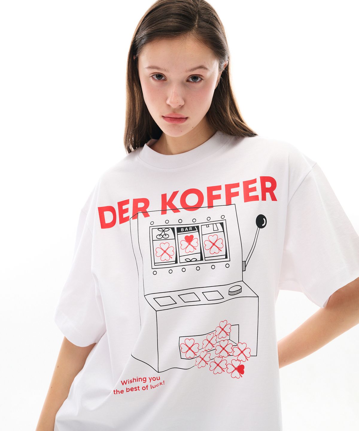 델코퍼(DER KOFFER) GAME MACHINE CLOVER T [WH-RE]
