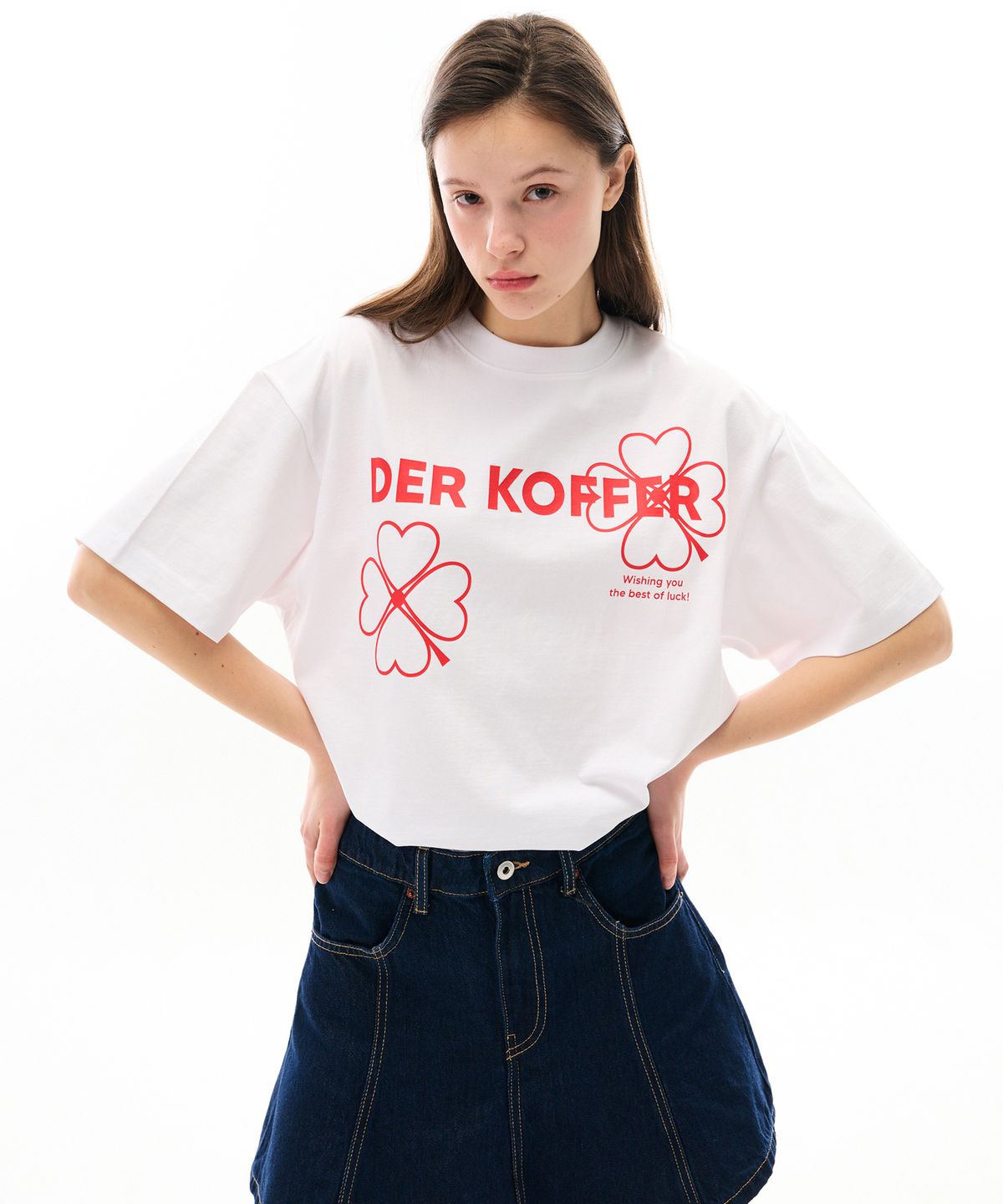 델코퍼(DER KOFFER) TWIN CLOVER T [WH-RE]