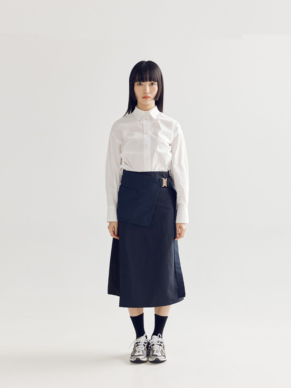 봄날 부티크(BOMNAL BOUTIQUE) 데님 벨트 백  블루데님
