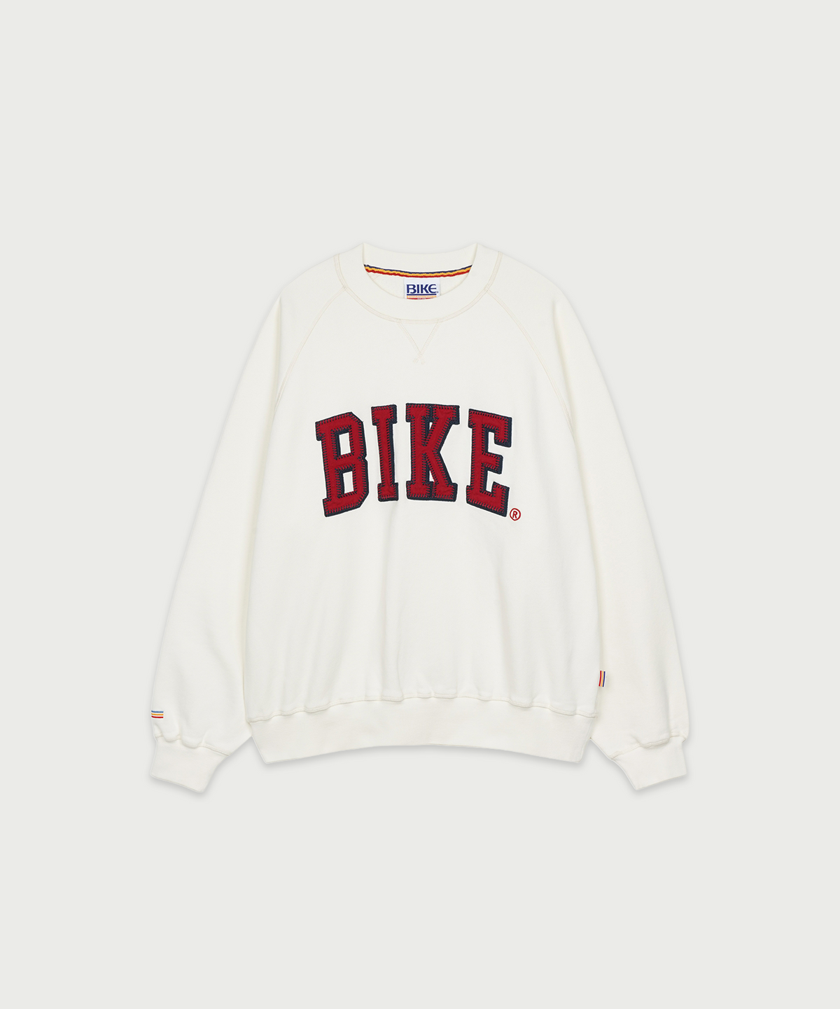 바이크(BIKE) 아치 로고 스웻셔츠 아이보리