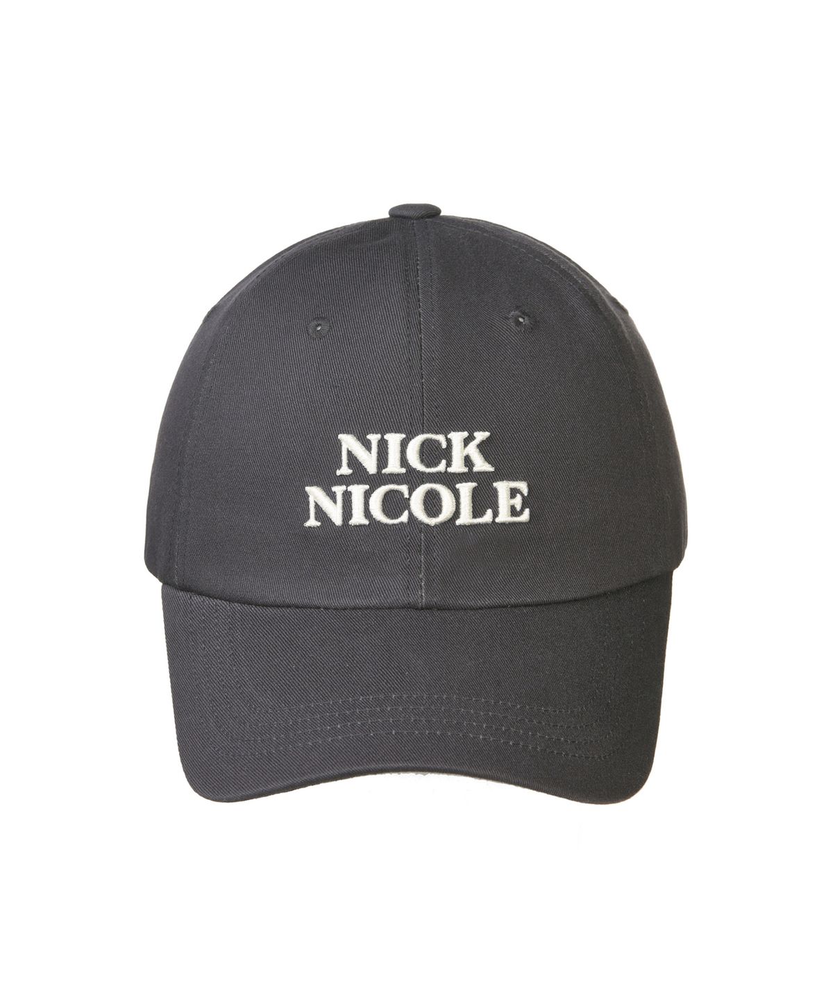 닉앤니콜(NICK&NICOLE) MINI ORIGINALS NICOLE BALL CAP_CHARCOAL CREAM