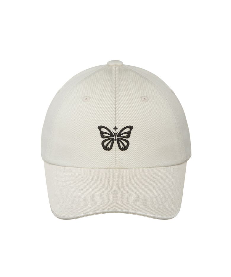 [서예지 PICK] MINI BUTTERFLY BLINK BALL CAP_LIGHT BEIGE