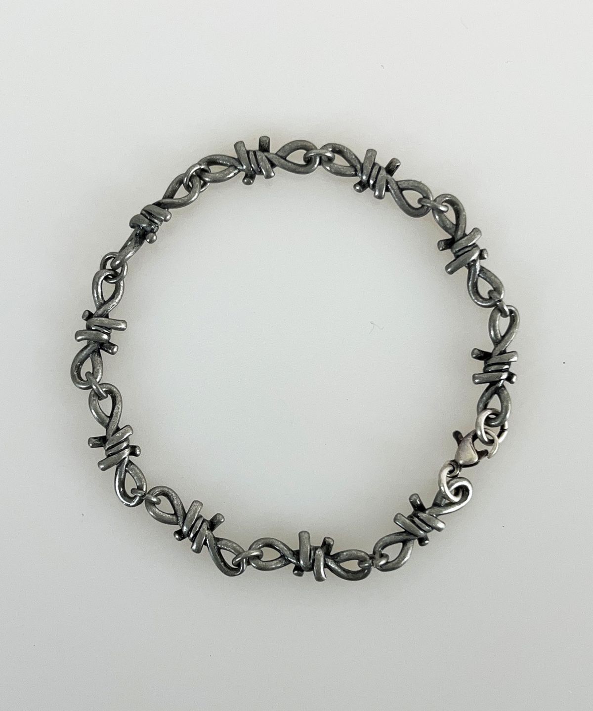 섹스토(SEXTO) [팔찌][써지컬스틸]Fence Chain Bracelet Vintage Silver