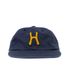 H Logo Cotton Relaxed Fit 6Panel Cap_Navy
