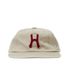 H Logo Cotton Relaxed Fit 6Panel Cap_Beige