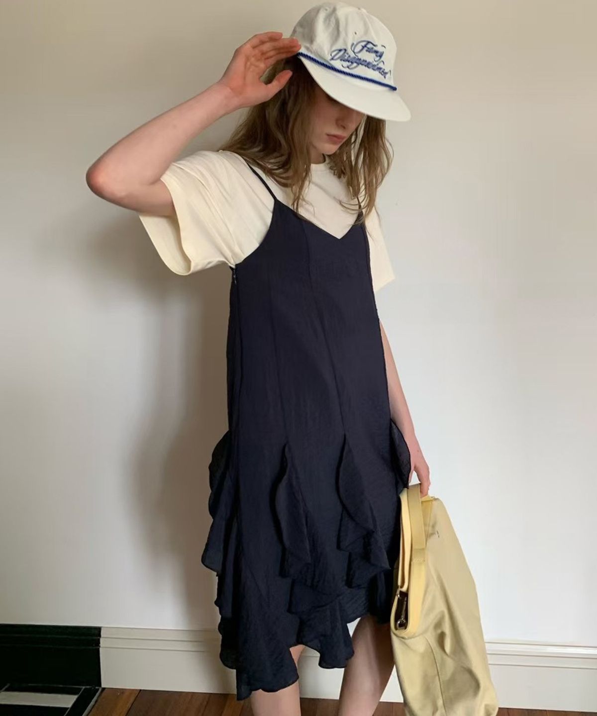 바스카라(VASCARA) Ruffle Layered Dress (2colors)