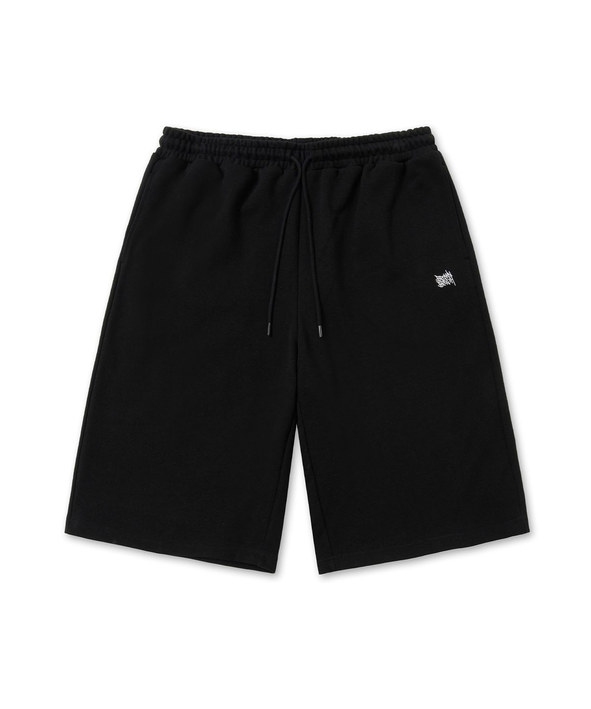 브라운브레스(BROWNBREATH) TAG SWEAT SHORTS - BLACK
