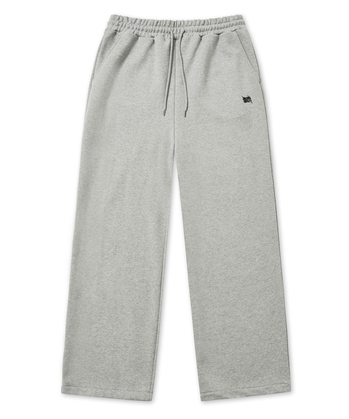 브라운브레스(BROWNBREATH) TAG SWEAT PANTS - MELANGE GREY