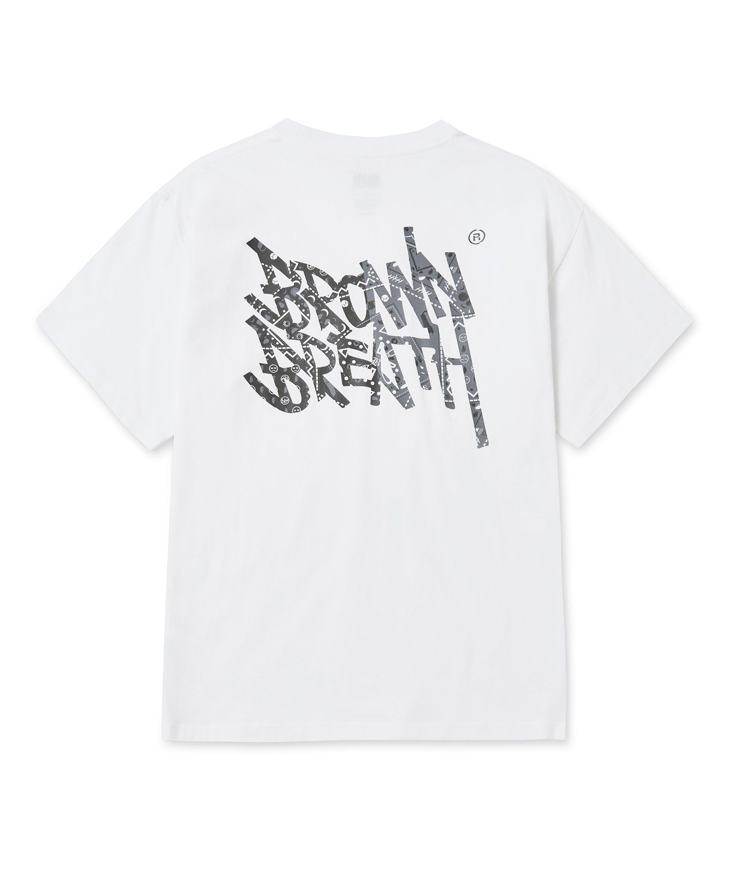 브라운브레스(BROWNBREATH) PAISLEY TAG TEE - WHITE - 사이즈