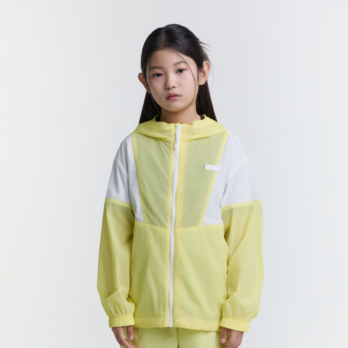 내셔널지오그래픽 키즈(NATIONAL GEOGRAPHIC KIDS) K252UJK910 경량 바람막이 점퍼 LEMON