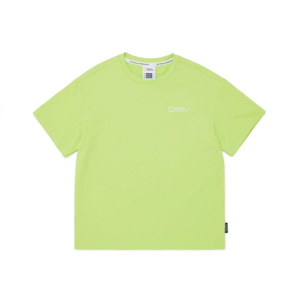 내셔널지오그래픽 키즈(NATIONAL GEOGRAPHIC KIDS) K252UTS912 프로즌 그래픽 반팔 LIME