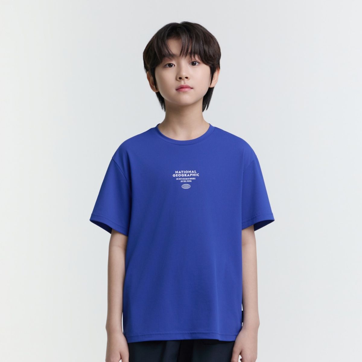 내셔널지오그래픽 키즈(NATIONAL GEOGRAPHIC KIDS) K252UTS911 프로즌 메쉬 반팔 LNAVY