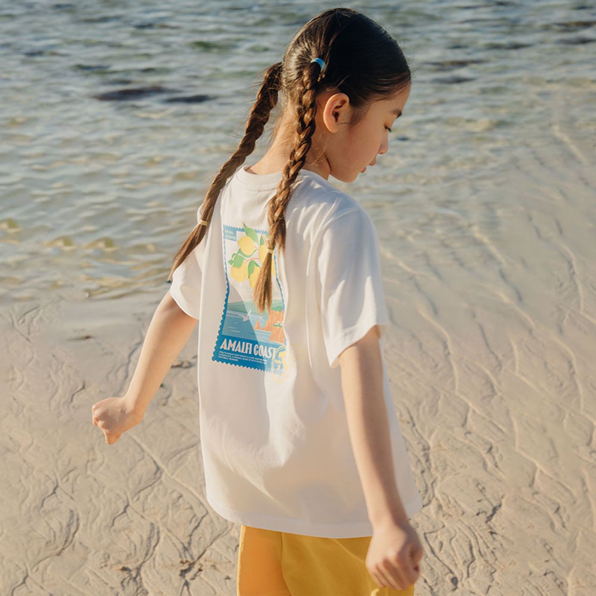 내셔널지오그래픽 키즈(NATIONAL GEOGRAPHIC KIDS) K252UTS980 여행 그래픽 반팔-5 WHITE
