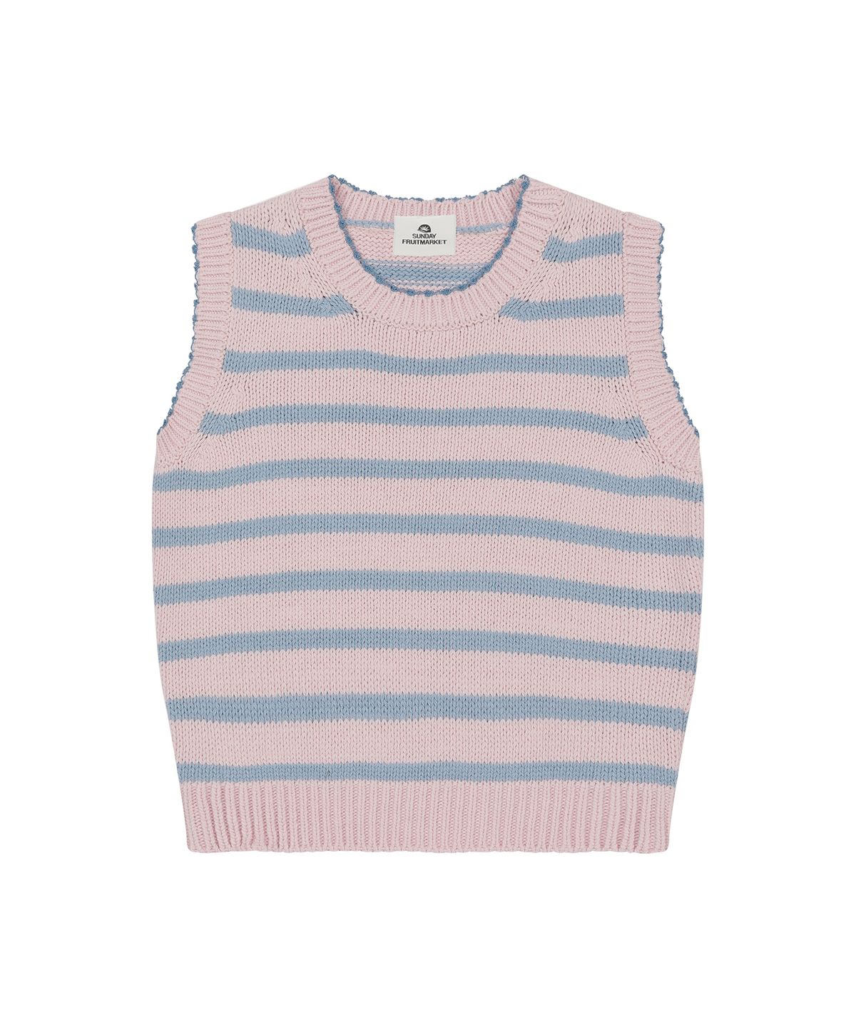 선데이후르츠마켓(SUNDAY FRUIT MARKET) W) CANDY CROPPED VEST PINK