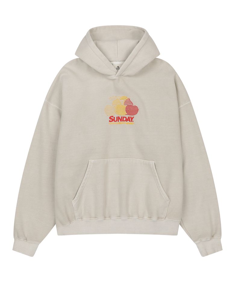 PIGMENT CHERRY HOODIE BEIGE