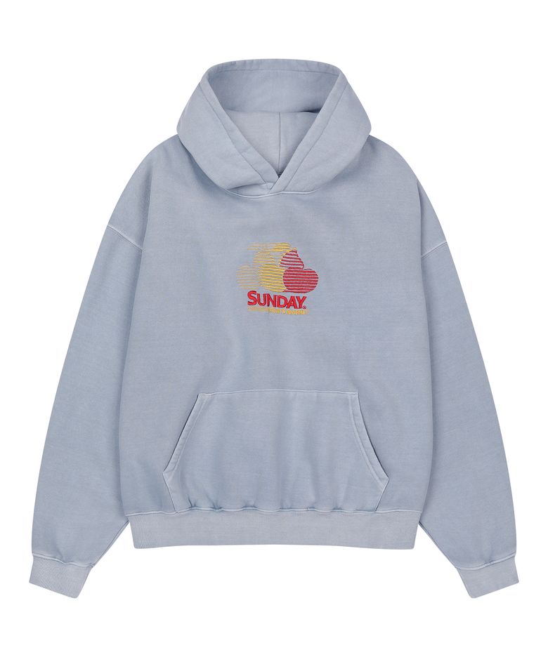 PIGMENT CHERRY HOODIE SKYBLUE