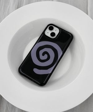 나루토마키 블랙 아이폰 갤럭시 에폭시 범퍼 케이스